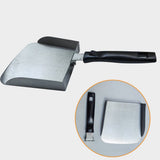 Griddle Spatula, Large Stainless Steel Griddle Food Mover Shovel Metal Food Scooper for Flat Top Stir-frying Grilling Cooking Rice, Vegetables and More.Detachable handle