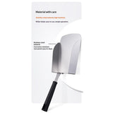 Griddle Spatula, Large Stainless Steel Griddle Food Mover Shovel Metal Food Scooper for Flat Top Stir-frying Grilling Cooking Rice, Vegetables and More.Detachable handle