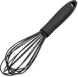 1Pc Black Mini Silicone Whisks,Non-Stick Whisks,Milk and Egg Beater Blender,Hand Egg Mixer,Kitchen for Cooking, Baking, Mixing,Stirring,Cooking Utensils,Kitchen Dining (10inch) In Australia - Darrahopens