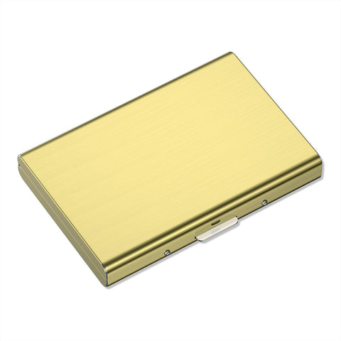 Credit Card Holder, RFID Blocking Slim Metal Credit Card Wallet, with Card Slots, for Women and Men. | RFID Blocking, Slim, 6 Card Slots (Gold) In Australia - Darrahopens