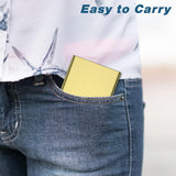 Credit Card Holder, RFID Blocking Slim Metal Credit Card Wallet, with Card Slots, for Women and Men. | RFID Blocking, Slim, 6 Card Slots (Gold) In Australia - Darrahopens
