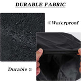 Wall-Mounted Patio Heater Cover -  Electric Heater Cover,420D Oxford Waterproof Dustproof Infrared Heater Covers for Indoor Outdoor Garage Backyard Hanging Patio Heaters (Black)