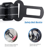 Heavy Duty Dog Leashes for Large Dogs,Car Seatbelt and Metal Carabiner Clip, Strong No Pull Dog Leash for Medium