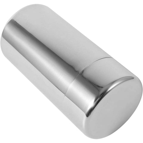 Tea Tin Canister, Stainless Steel Coffee Sugar Storage Container with Airtight Double Lids for Loose Tea, Kitchen Cup for Coffee Sugar Seasoning Storage