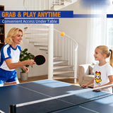 Ping Pong Paddle Case with Mesh Storage Bag, Under Table Tennis Racket Holder for Balls & Paddles, Hanging  Paddle Rack Organizer, Easy Install Ping Pong Ball Holder with Straps In Australia - Darrahopens