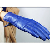Winter women's warm leather gloves,classic winter warm lining, driving gloves Windproof and Cold proof Autumn Winter Leather Gloves