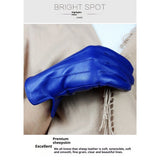Winter women's warm leather gloves,classic winter warm lining, driving gloves Windproof and Cold proof Autumn Winter Leather Gloves