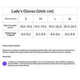 Winter women's warm leather gloves,classic winter warm lining, driving gloves Windproof and Cold proof Autumn Winter Leather Gloves
