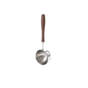 Vintage Coffee Scoop 30ml Capacity Retro 304 Stainless Steel Coffee Measuring Spoon Walnut Wooden Handle Coffee Scoop Kitchen Utensil  (walnut wood) In Australia - Darrahopens