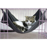 Cage style cat hammock - suspended washable soft outdoor mat, large small cat hammock, cat hammock (black) In Australia - Darrahopens