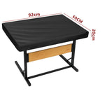 Puzzle Board Cover,Waterproof Cover for  Pieces Jigsaw Puzzles Board with Drawers,Dustproof Puzzle Tables for Adults with Drawers Covers (Black,420D：92*69*20cm)