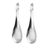 2Pcs Spoon-shaped Stainless Steel Garlic Ginger Graters Versatile Kitchen Tools for Mincing Garlic Fruits and Vegetables Design for Effortless Use In Australia - Darrahopens