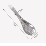 2Pcs Spoon-shaped Stainless Steel Garlic Ginger Graters Versatile Kitchen Tools for Mincing Garlic Fruits and Vegetables Design for Effortless Use