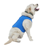 Dog Cooling Vest,Dog Cooling Jacket  – Easy On/Off Cooling Coat for Walks, Travel & Outdoors  for Outdoor Hunting Training and Camping (Blue, L) In Australia - Darrahopens