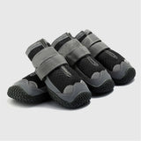 Dog Booties,Waterproof Dog Shoes for Large Medium Small Dogs,Suitable for Summer Hot Pavement,Adjustable Non-Slip Rubber Paw Protector Black Size 2