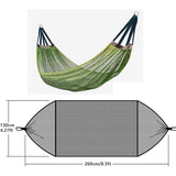 Travel Hammock,Camping Hammock, Outdoor Sport Hammock Army Green Net Mesh Bed with  for Garden Beach Camping Hunting Hiking Traveling (green  260*130) In Australia - Darrahopens