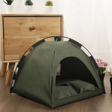 Cat Tent Outdoor/Indoor, Cat and Dog Waterproof Tent House, Outdoor Dog Bed Washable, Indoor/Outdoor Cave Nest Bed Small Dog Tent for Cat, Bunny and Small Animal (Military Green 40 * 40CM) In Australia - Darrahopens