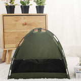 Cat Tent Outdoor/Indoor, Cat and Dog Waterproof Tent House, Outdoor Dog Bed Washable, Indoor/Outdoor Cave Nest Bed Small Dog Tent for Cat, Bunny and Small Animal (Military Green 40 * 40CM) In Australia - Darrahopens
