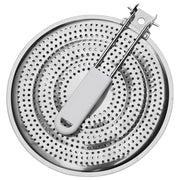 Heat diffuser for gas stove Stainless Steel Heat Diffuser Plate for Gas & Electric Stove – Simmer Plate, Flame Tamer & Reducer for Even Heat Distribution, Anti-Scorch Protection In Australia - Darrahopens