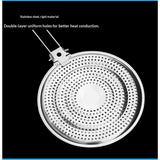 Heat diffuser for gas stove Stainless Steel Heat Diffuser Plate for Gas & Electric Stove – Simmer Plate, Flame Tamer & Reducer for Even Heat Distribution, Anti-Scorch Protection