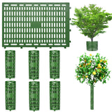 Tree Trunk Protector Guard - 6Pcs Splicable Bark Protectors, Breathable Wildlife Protection  Plant bark anti gnawing artifact（dark green） In Australia - Darrahopens