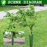 Tree Trunk Protector Guard - 6Pcs Splicable Bark Protectors, Breathable Wildlife Protection  Plant bark anti gnawing artifact（dark green） In Australia - Darrahopens