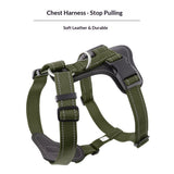 Dog Harness for  Dogs, No Pull Dog Harness Easy Walk with Metal Hardware, Ergonomic Y-Shaped Design, Soft Padding, Padded Handle, Durable High-Tensile cortex (Green, L) In Australia - Darrahopens