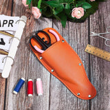 Garden Pruner Sheath, Pruner Tool Holster, Premium PU Leather Holster Protective Case Cover Scabbard for Gardening Pruning Shears Scissor - Orange In Australia - Darrahopens