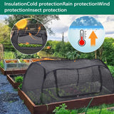Garden Cover for Raised Beds  Pop-Up Mesh Plant Garden Bed Cover for Vegetables, Seedlings, Fruits, Frost Protection, Outdoor Gardening Bird and Animal Barrier Greenhouse Cover (Black) In Australia - Darrahopens