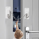 oor Locks for Kids Safety, for Door Monkey, Child Proof Door Lock, Drawers and Child Safety Cabinet Locks, Adhesive No Drilling(White 2Pack) In Australia - Darrahopens