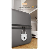 Smart Fingerprint Padlock for Luggage - USB Key & Emergency Code, Keyless Biometric Lock for Gym Locker, Suitcase, Backpack, Toolbox & Handbag (White)With decoder In Australia - Darrahopens