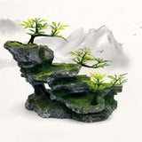 Medium Aquarium Rock Mountain Decor – Realistic Resin Landscape Ornament for Fish Tanks – Enhances Underwater Scenery, Easy to Clean, Safe for Fish In Australia - Darrahopens