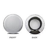 PVC Leather Spare Tire Wheel Cover for Car Truck SUV Camper Trailer Universal Fit Black (for Overall Wheel Diameter 18-21 inches) In Australia - Darrahopens