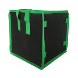 5 Pack  Square Grow Bags, Thick Fabric Cubic Plant Pots with Handles, Heavy Duty Breathable Nursery Bags for Vegetables, Flowers, Plants, Indoor and Outdoor Gardening（9in）