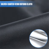 Upright Piano Cover - Silver Oxford Fabric, Dustproof & Waterproof, Household musical instrument protective cover（420D：153*60*110cm）