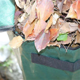 Big Compost Bag -  Garden Compost Bin for Yard Garbage Cans Plant growth bag fermentation bucket (Green 1pcs 45*80cm)