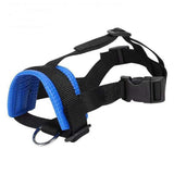 Dog Head Collar, Fabric Padded Head Collar for Dogs to Prevent Pulling, Adjustable Dog Head Harness (L,Blue) In Australia - Darrahopens