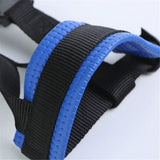 Dog Head Collar, Fabric Padded Head Collar for Dogs to Prevent Pulling, Adjustable Dog Head Harness (L,Blue)