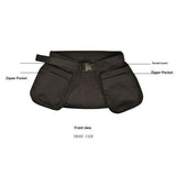 Waist Apron - 6 Pockets with Zippers & Adjustable Clip Belt For Kitchen Cooking Restaurants Waiters Servers BBQ In Australia - Darrahopens