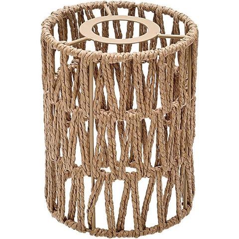 1 Pack Rattan Lamp Shade Small, Boho Mini Lamp Shades Replacement, Vintage Hanging Light Shades, Cylinder Woven LampShades for Floor Lamps Pendant Light Chandelier  Shade In Australia - Darrahopens