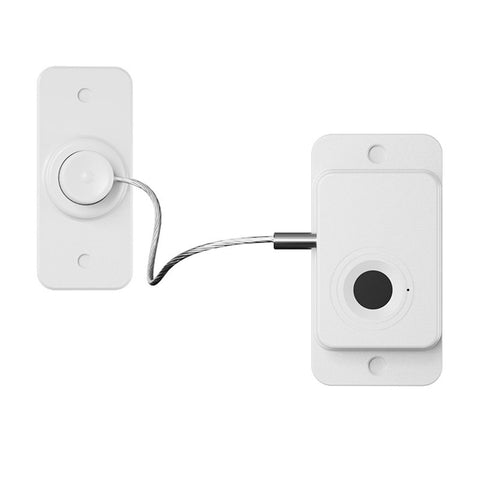 Fingerprint Fridge Lock - Child & Pet Proof Security for Drawers, Cabinets, Ovens, Toilet | Smart Biometric& USB Key | Easy Install | Quick Unlock (White, 1 Pcs) In Australia - Darrahopens