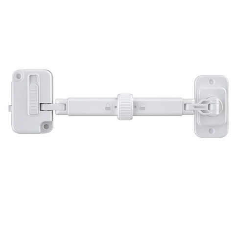 （2 Pack） Child Proof Window Restrictor, Adjustable Baby Safety Window Lock, Window Safety Locks for Toddlers & Pets, Easy to Install Suitable for Door, Washing Machine, Cat Door (White) In Australia - Darrahopens