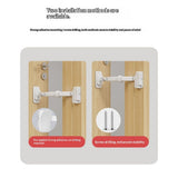 （2 Pack） Child Proof Window Restrictor, Adjustable Baby Safety Window Lock, Window Safety Locks for Toddlers & Pets, Easy to Install Suitable for Door, Washing Machine, Cat Door (White) In Australia - Darrahopens