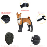 Dog Suspender Boots, Waterproof Dog Rain Boots, Puppy Snow Shoes for Winter, Anti Dirt Pants with Shoes, Adjustable Suspender Pants for Outdoor Walking & Paw Protectors (size 2, Black) In Australia - Darrahopens