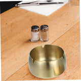 Cigarette&Cigar Smokers Waterproof Windproof Indoor Outdoor Ashtray with Heavy Weighted Stainless Steel Tobacco Ash Tray for Outside Patio-Wind Safe Covered Ashtrays （Small size with lid） In Australia - Darrahopens
