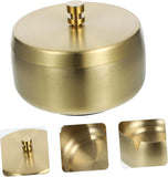Cigarette&Cigar Smokers Waterproof Windproof Indoor Outdoor Ashtray with Heavy Weighted Stainless Steel Tobacco Ash Tray for Outside Patio-Wind Safe Covered Ashtrays （Small size with lid） In Australia - Darrahopens