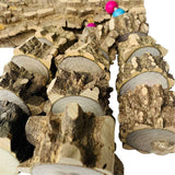 Macaw Toys, Extra Large Parrot Toys, Natural Wood Bird Chewing Toys for Large Birds Parrots  Grey Macaws Cockatoos  Parrots（Steel wire type） In Australia - Darrahopens