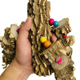 Macaw Toys, Extra Large Parrot Toys, Natural Wood Bird Chewing Toys for Large Birds Parrots  Grey Macaws Cockatoos  Parrots（Steel wire type） In Australia - Darrahopens