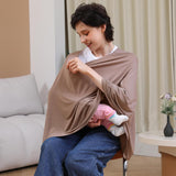 Multi-use Nursing Cover for Breastfeeding, 360°Full Coverage Nursing Poncho, Rayon Soft & Breathable Breastfeeding Cover up In Australia - Darrahopens