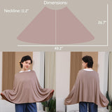 Multi-use Nursing Cover for Breastfeeding, 360°Full Coverage Nursing Poncho, Rayon Soft & Breathable Breastfeeding Cover up In Australia - Darrahopens